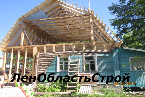 Реконструкция старого деревянного дома фото