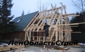 Увеличение площади деревянного дома при помощи пристройки