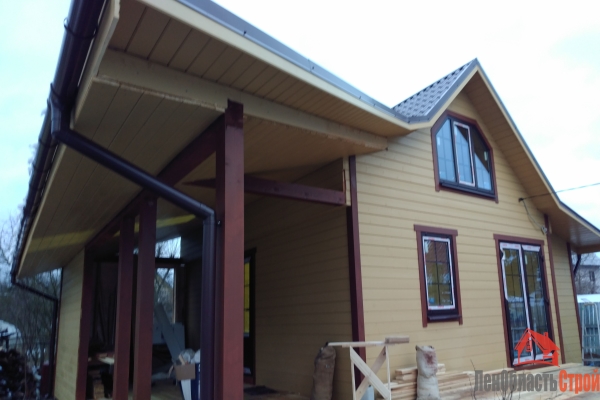 Расширение и отделка деревянного дома