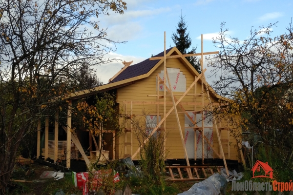 Расширение деревянного дома