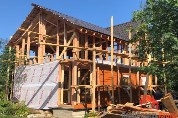 Увеличение и отделка деревянного дома