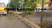 Забор из профнастила на ленте ЛенОбластьСтрой